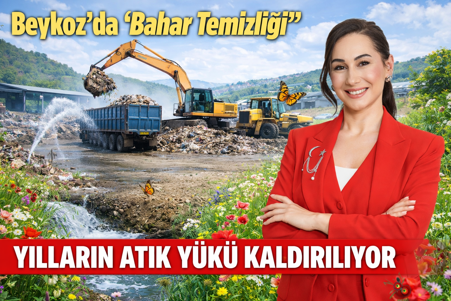 Beykoz’da “Bahar Temizliği”: Yılların Atık Yükü Kaldırılıyor