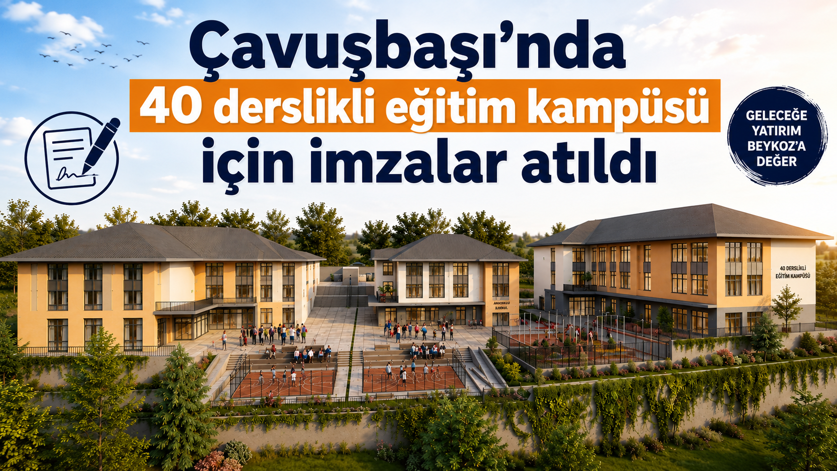 Çavuşbaşı’nda 40 Derslikli Eğitim Kampüsü İçin İmzalar Atıldı