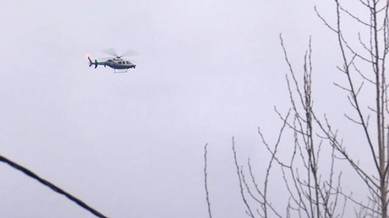 Beykoz Çavuşbaşı'nda helikopter düştü ihbarı
