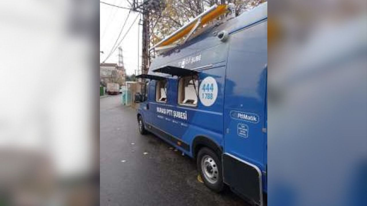 PTT Mobil Araç Örnekköy’de hizmete tekrar başladı