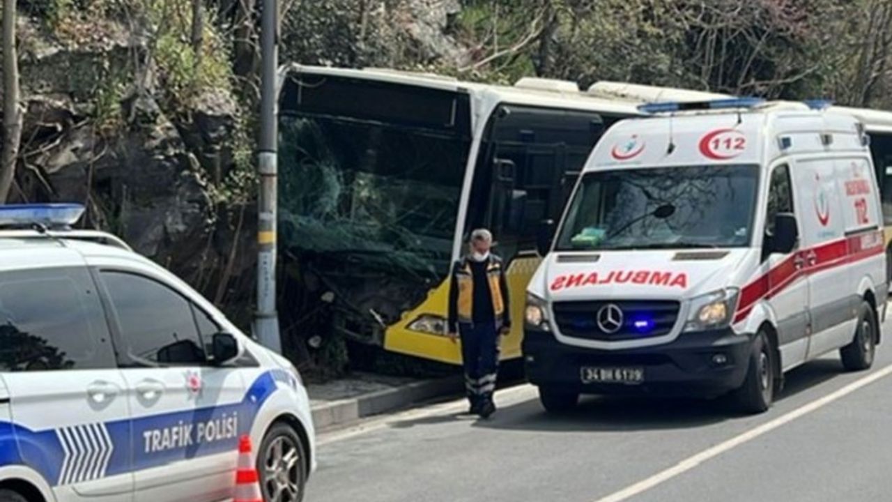 Beykoz'da İETT otobüsü kazası