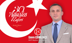 Emre Çömlekçi'den Zafer Bayramı Mesajı