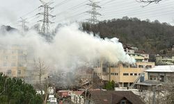 Beykoz'da kibrit fabrikası alev alev yandı