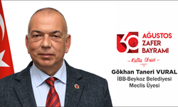 Gökhan Taneri Vural'dan Zafer Bayramı Mesajı