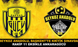 Beykoz Anadolu, Başkent’te Kritik Sınavda: Rakip 11 Eksikle Ankaragücü
