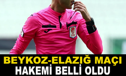Beykoz - Elazığ Hakemi Belli Oldu
