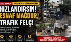 Kavacık'ta Kaldırım Çalışması Esnafı Mağdur Etti