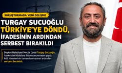 Turgay Sucuoğlu Türkiye’ye Döndü, İfadesinin Ardından Serbest Bırakıldı