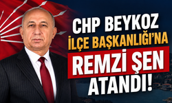 CHP Beykoz İlçe Başkanlığı’na Remzi Şen atandı