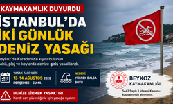 Beykoz’da iki günlük deniz yasağı