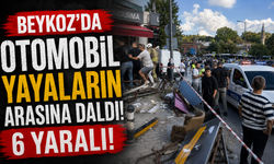 Beykoz’da otomobil yayaların arasına daldı: 6 yaralı
