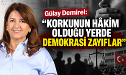 Gülay Demirel: “Korkunun hâkim olduğu yerde demokrasi zayıflar”