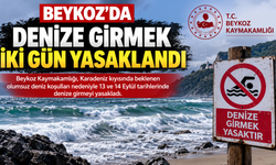 Beykoz’da denize girmek iki gün yasaklandı