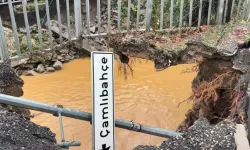 Beykoz Tokatköy’de Köprü Duvarları Çöktü, Yol Kapatıldı