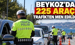 Beykoz’da 225 Araç Trafikten Men Edildi