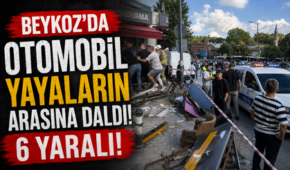 Beykoz’da otomobil yayaların arasına daldı: 6 yaralı