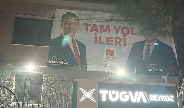 Köseler'in kendi mülkünde posteri indi, Erdoğan'ınki asıldı!