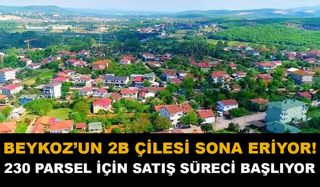 Beykoz Belediyesi'nden 2B Affı Müjdesi Kapıda