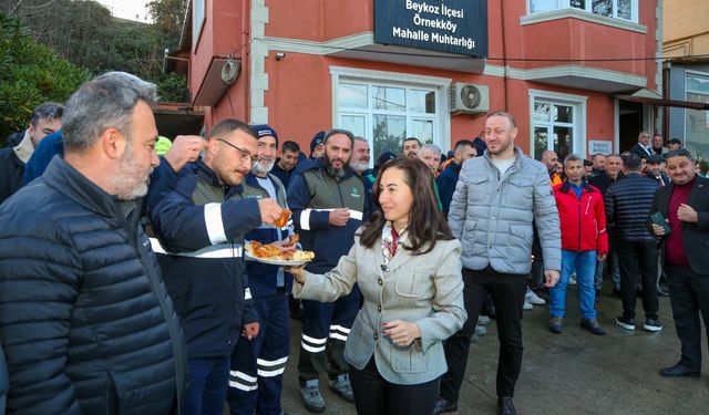 Beykoz Belediyesi Şok Hizmet Kapsamında Örnekköy Mahallesinde