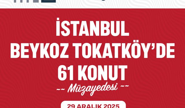 Beykoz’da 61 Konut Müzayede Yoluyla Satışa Çıkıyor