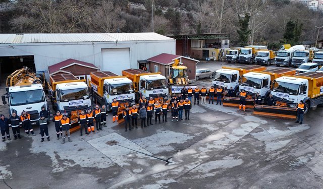 Beykoz Belediyesi Kışa Hazır: Karla Mücadelede 7/24 Seferberlik