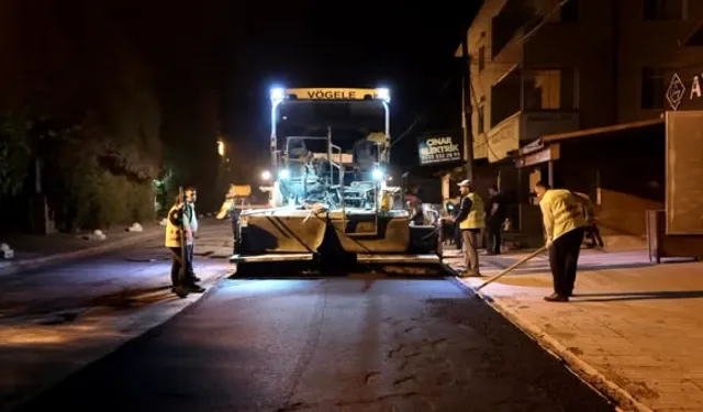 Beykoz Belediyesi’nden 20 bin tonluk asfalt