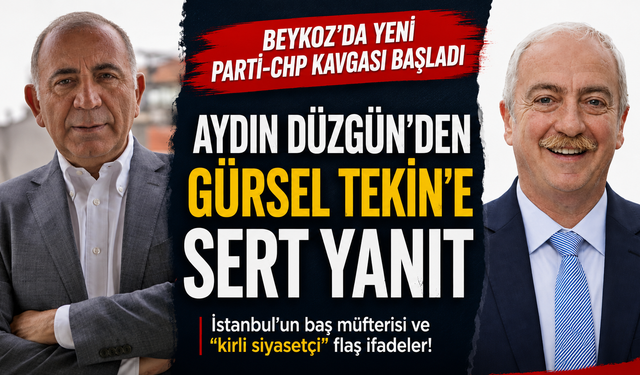Aydın Düzgün'den Gürsel Tekin'e Sert Yanıt