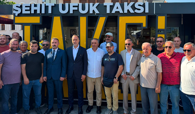 MHP İstanbul İl Başkanı Volkan Yılmaz'dan Ufuk Taksi Durağı'na Destek