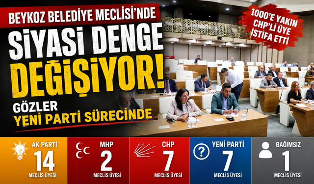 Beykoz Belediye Meclisi’nde Siyasi Denge Değişiyor!