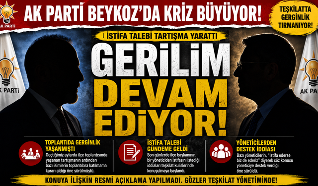AK Parti Beykoz'da Sular Durulmuyor!