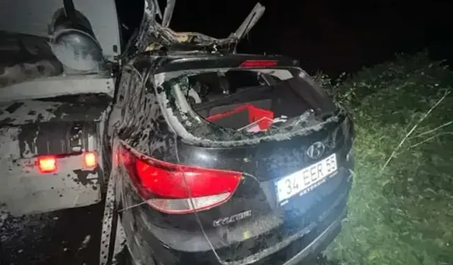 Beykoz'da set ekibini yıkan kaza!