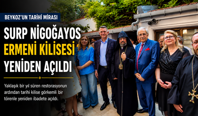 Beykoz’un Tarihi Kilisesi Yeniden İbadete Açıldı