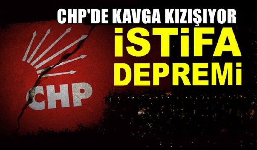 CHP Meclis üye listesinden 2 kişi istifa etti!