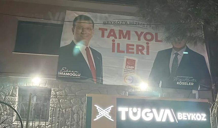 Köseler'in kendi mülkünden posteri indi, Erdoğan'ınki asıldı!