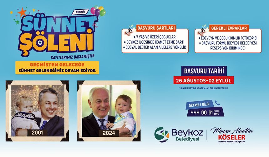 Beykoz’da geleneksel toplu sünnet kayıtları başladı