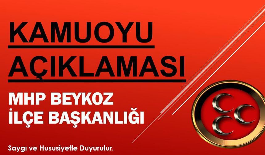 MHP'li Çömlekçi: "Açıklama Bekliyoruz"