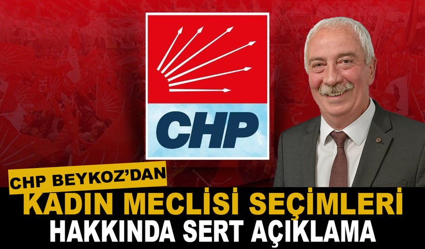 CHP Beykoz’dan Kadın Meclisi Seçimleri Hakkında Sert Açıklama