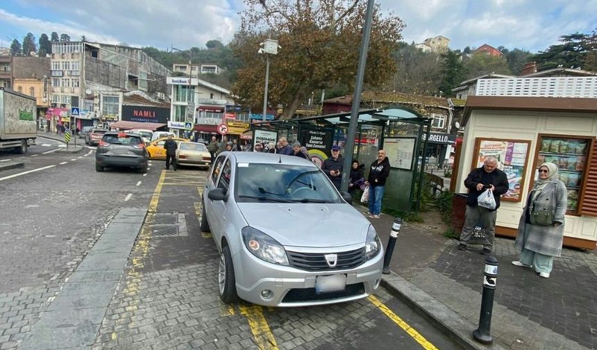 Beykoz'da Otobüs Duraklarını İşgal Edenlere Ceza Yağdı!