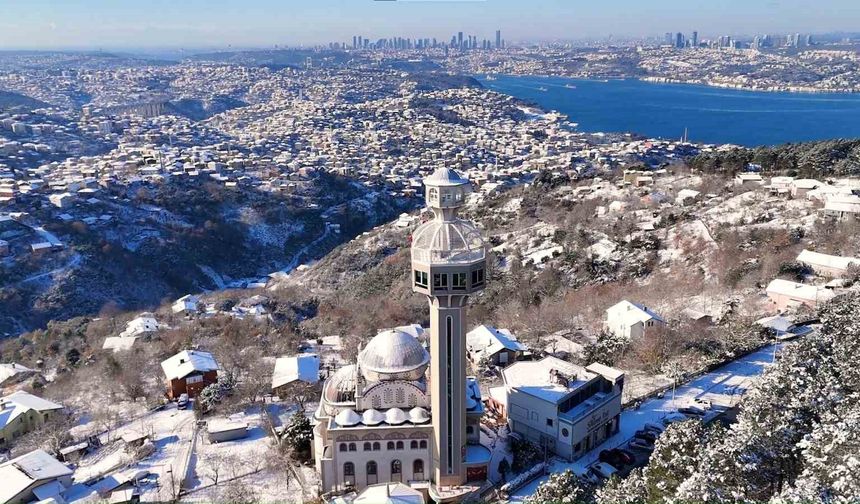 Beykoz Beyaza Büründü
