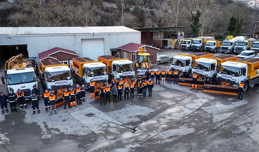 Beykoz Belediyesi Kışa Hazır: Karla Mücadelede 7/24 Seferberlik