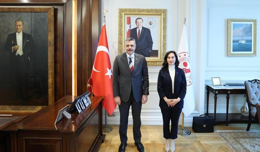 Özlem Vural Gürzel’den İçişleri Bakanı’na Ziyaret