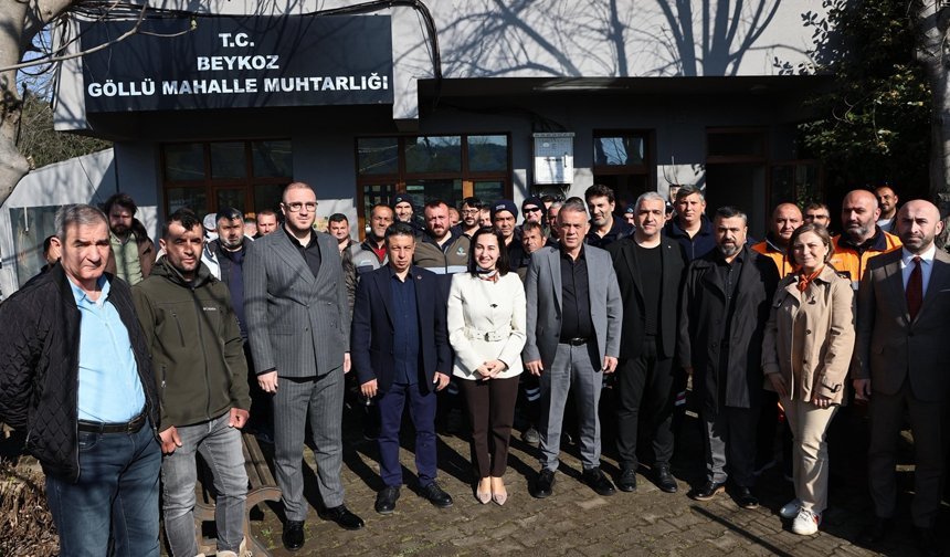 Beykoz’un Hizmet Çıkarması Göllü Mahallesi’ndeydi