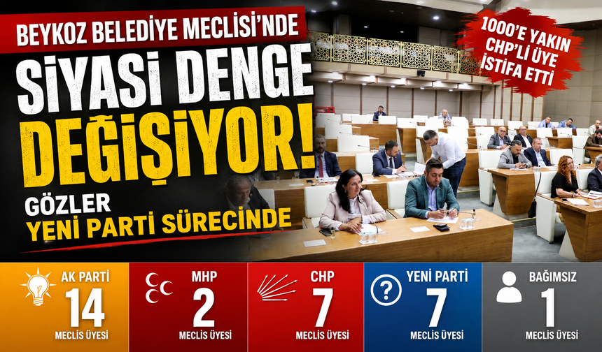 Beykoz Belediye Meclisi’nde Siyasi Denge Değişiyor!