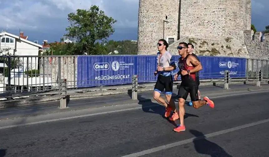 Kıtalararası triatlon yarışı Beykoz’da yapıldı