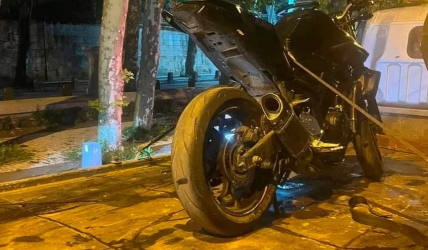 Beykoz’da Plakasız ve Abartı Egzozlu Motosiklete 62 Bin TL Ceza!